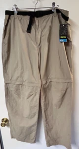 New Khaki Koppen Convertible Outdoor Pants Men Size XL Zip Off Quick Dry Hiking - Picture 1 of 7