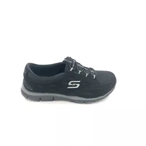 SKECHERS Air Cooled Memory Foam Slip On Comfort Shoes Sneakers Black Size 8.5 ($ - Picture 1 of 6
