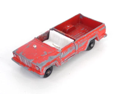 Matchbox Lesney Jeep Gladiator 71 Vintage Collectible Toy Car Red - Image 1 of 4
