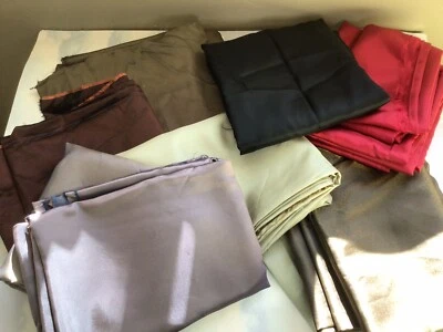 Огромный лот атласной, ацетатной, тафтовой, металлической вуали, ткани более 25 ярдов  - Изображение 1 из 4