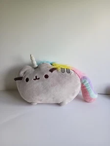 GUND Pusheen Unicorn 13" Plush Stuffed Animal Cat Toy Rainbow Tail Pusheenicorn - Picture 1 of 7