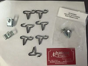 MOPAR 1962-70 B-Body /67-75 A carrocería cuerpo clips de freno cargador corona de polvo - Imagen 1 de 1
