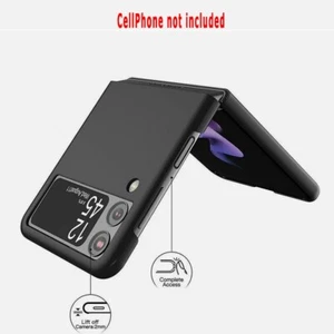 Bruchsicher Klar Slim Hart PC Cover Case f Samsung Galaxy Z Flip 3 5G SM-F711U - Bild 1 von 3
