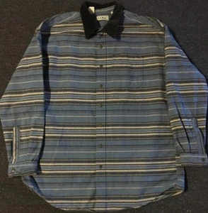 Vtg 90s LL Bean Chore Shirt Jacket XL T Western Flannel Cowboy Aztec Grunge 80s - Picture 1 of 8