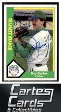 Don Gordon 1990 CMC #43  Denver Zephyrs TTM/IP Signed Autographed