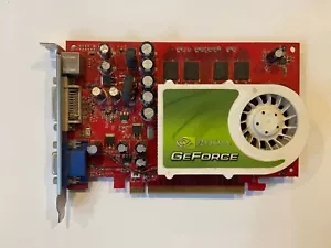Nvidia GeForce 6600LE PCI-E 512MB (NE+6600L+TD51-PM8573) Vintage Graphics Card - Picture 1 of 3