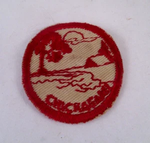 FRÜHE Vintage PFADFINDER CHICKAGAMI GENÄHTER PATCH GRÖSSER WESTERN RESERVE RAT? - Bild 1 von 5