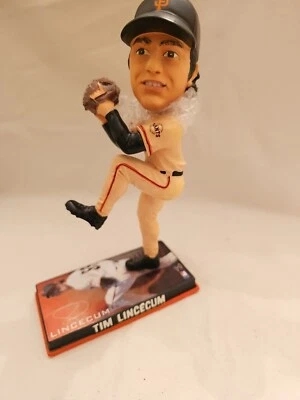Tim Lincecum SF Giants Bobblehead Player Bobble Photo Base 2009 Foto 1 de 4