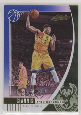 2019-20 Panini Absolute Memorabilia Blue /99 Giannis Antetokounmpo #75 - Image 1 of 2