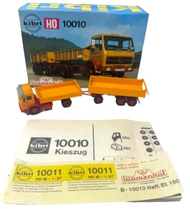 Kibri H0 B - 10010 Modellauto LKW Kieszug - Wackenhut - DB - H0 HO 1:87 - Bild 1 von 4