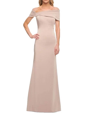 LA FEMME официальное платье 16 лиловый розовый с плеча свадьбы гала мать невесты новый - Изображение 1 из 4