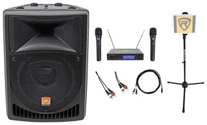 Rockville Pro 8" Karaoke Machine/System 4 ipad/iphone/Android/Laptop/TV/Tablet - Picture 1 of 12