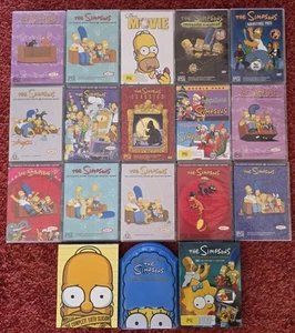 The Simpsons DVD 1-8 lot Seasons 1 2 3 4 5 6 7 8 + Bonus Specials - VGC - - Picture 1 of 17