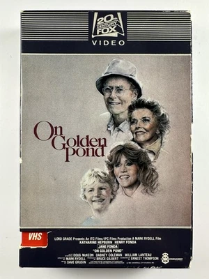 On Golden Pond VHS Katharine Hepburn 20th Century Fox Video Drawer Box 1982 Foto 1 de 4