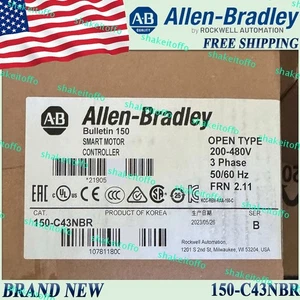 New Sealed Allen-Bradley 150-C43NBR SMC-3 43A Smart Motor Controller FreeShip US - Picture 1 of 6