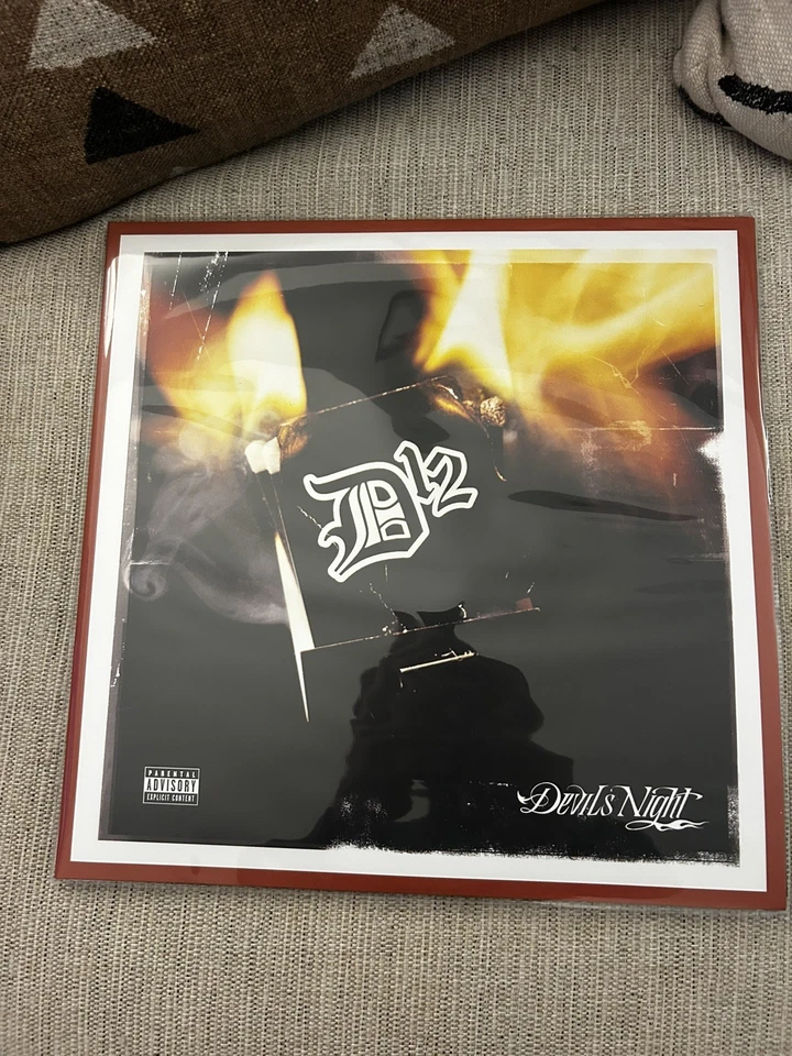 D-12 Devil's Night 2025 IVC LIMITED Deluxe #'d Edition HELLFIRE 2LP w/ STICKER - Image 1 of 2