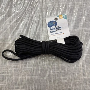 Hello Hobbie Parachute Cord - 18ft long Black Color New With Tag - Picture 1 of 3