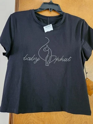 Camiseta Baby Phatt Mujer Talla L 95% Algodón 5% Spandex Nueva Foto 1 de 4