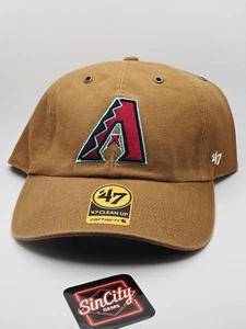 47' Brand Arizona Diamondbacks Carhartt Clean-up Adjustable Hat Cap Strapback - Picture 1 of 8