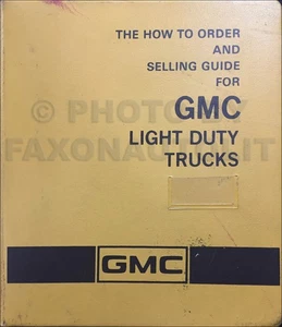 1984 GMC Light Duty Color and Upholstery Dealer Album Data Book Canadian Options - Picture 1 of 2