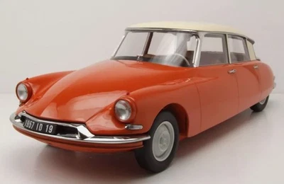 NOREV - Voiture de 1955 couleur orange et toit beige - CITROEN DS 19 - 1/12 -... - Photo 1/4