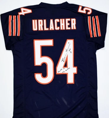 Brian Urlacher Signed Blue Pro Style Jersey w/HOF Monster of Midway-BeckettWHolo - Image 1 of 4