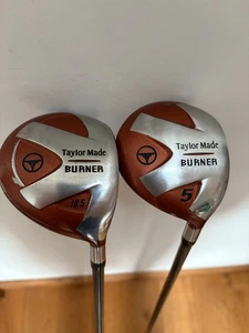 TaylorMade Burner Golf Clubs Wood Set 1-Wood Driver 5-Wood R-80 Regular Flex - Picture 1 of 13