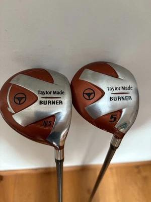 TaylorMade Burner Golf Clubs Wood Set 1-Wood Driver 5-Wood R-80 Regular Flex - Image 1 of 4