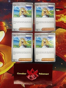 x4 Playset  Lillie’s Determination - 119/132 Mega Evolution Uncommon Pokémon - Picture 1 of 2