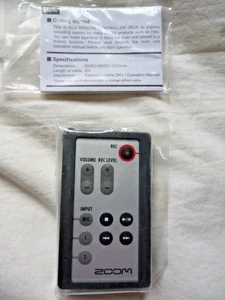 ZOOM RC4 Remote Control for H4n Handy Recorder BRAND NEW - Picture 1 of 2