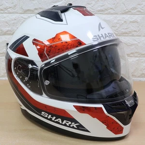 Shark Skwal i3 Motorcycle Helmet - Rhad White / Black / Red - M : 57 - 58 - Picture 1 of 8