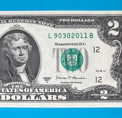 September 3, 2011 (L 90302011 K) BIRTHDAY $1 One Dollar Bill *UNC* (9_/3_/2011) - Image 1 of 4