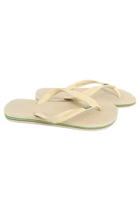 Sandali infradito Havaianas bambini beige taglia 35 estivi spiaggia logo - Foto 1 di 4