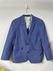 Abrigo Blazer Deportivo BONOBOS Cambray Algodón Para Hombre Talla 38S Azul Verano Boda - Imagen 1 de 11