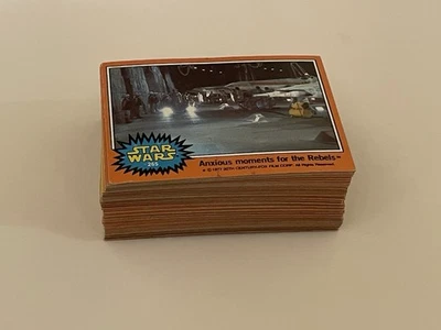 1977 Topps STAR WARS Series 5 Complete Orange 66 Card Set HIGH GRADE super Nice - Image 1 of 4