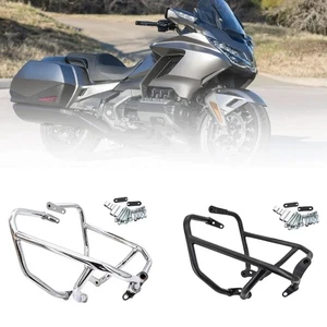 Engine Guard Crash Bar Black Fit For Honda GL 1800 Gold Wing (SC68) 2020 - Picture 1 of 13