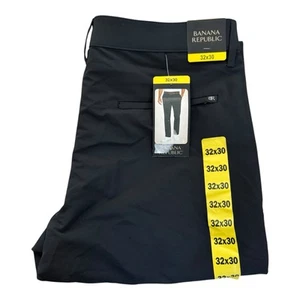 Pantalones de vestir negros Banana Republic para hombre - talla 32x30 - nuevos con etiquetas - Imagen 1 de 8