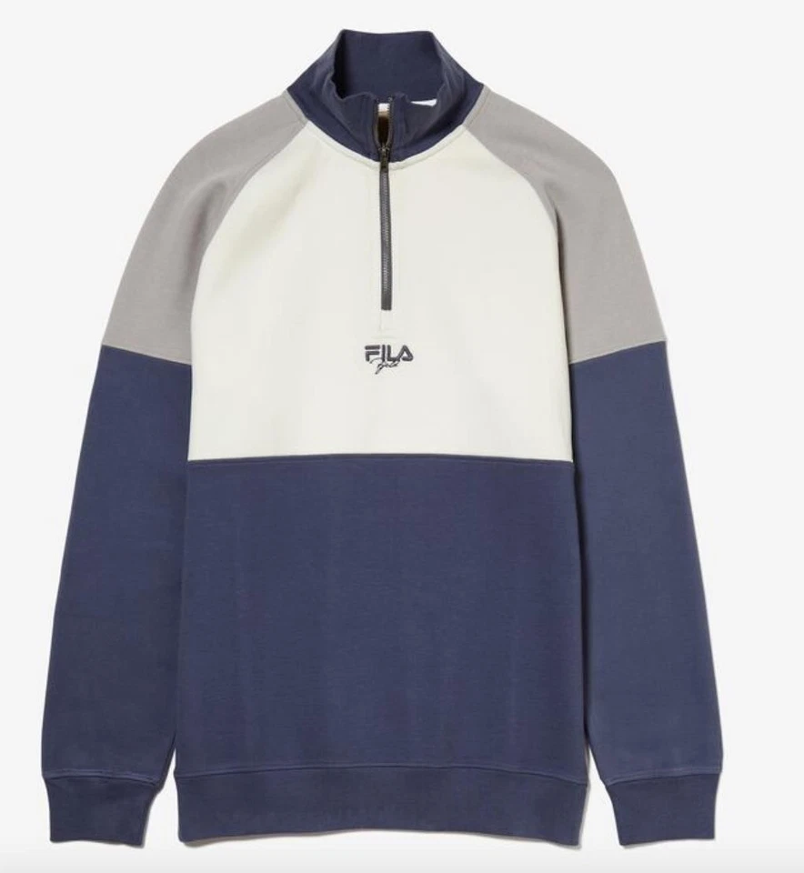 FILA FJELD Astrid Andersen Men Sebastian 1/2 Zip Pullover Size L NEW $297 - Image 1 of 4