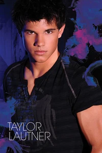 ACTOR POSTER Taylor Lautner Blue - Picture 1 of 1