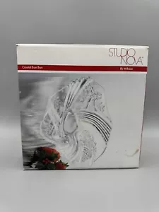 Studio Nova By Mikasa Festive Swirl Glass Bon Bon Plate Glassware - Picture 1 of 8