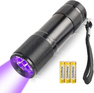UV Black Light Torch, Ultra Violet, Leak, Forensic, Blood, Urine Detector (B4) - Picture 1 of 6