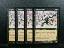 4x 4 x4 Vengeful Dead Scourge Magic Mtg MP See Detailed Pictures Playset