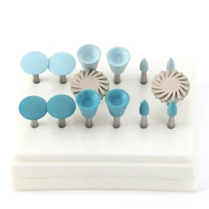 14pcs/kit Dental Composite Polishing Kit Silicone/ Rubber/ Rubber with diamond - Picture 1 of 21
