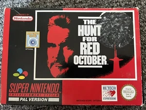 The Hunt For Red October SNES. UK PAL Super Nintendo The Hunt For Red October - Picture 1 of 11