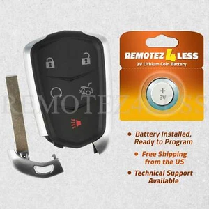 For 2017 2018 2019 Cadillac CT6 Replacement Remote Car Key Fob Entry 433mhz 5b - Picture 1 of 1