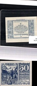 528545,Notgeld Gutschein Hinterstoder Heller 50 - Picture 1 of 1