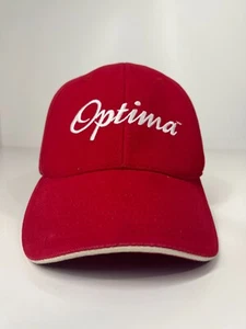 Optima Golf cap hat red baseball fitted Flex Seam PGF Large - Extra Large - Picture 1 of 16
