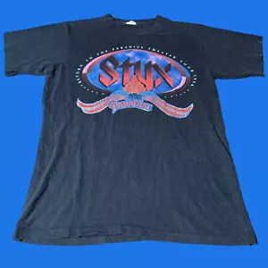 Vintage Styx Paradise Theatre Tour Winterland T-Shirt Gr. XL 90s 1996 Band Tee - Bild 1 von 12