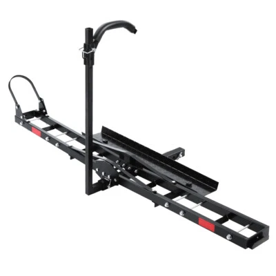 Giantz Motorcycle Motorbike Carrier Rack Ramp 2"Towbar Adjustable Height Blac... - image 1 of 4