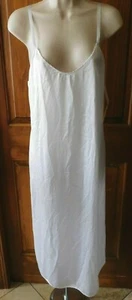 Vintage SEARS Dessous Silky White Antron III Nylon FULL SLIP Gr. 34 - Bild 1 von 5